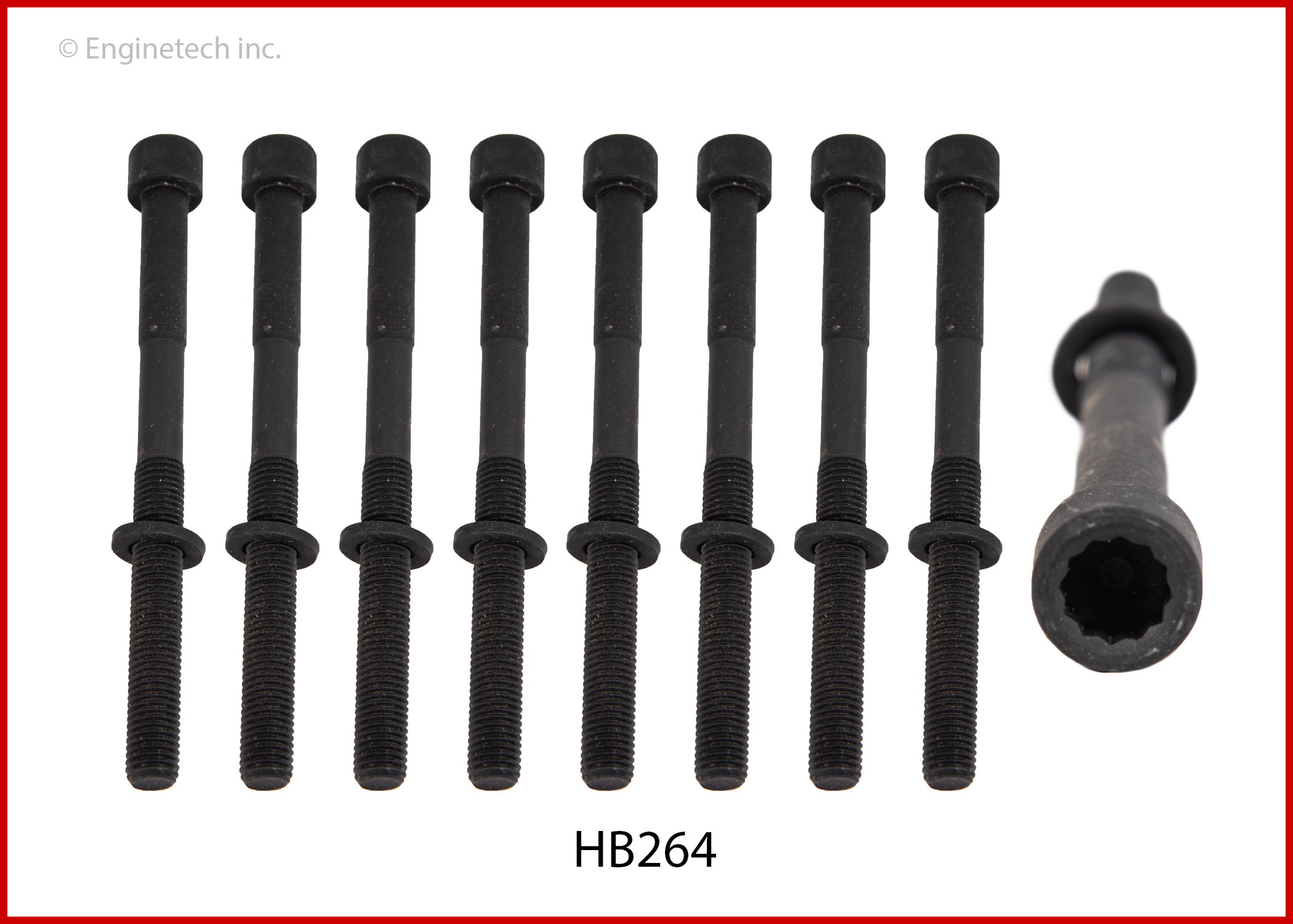 Enginetech HB264 Head Bolt Set