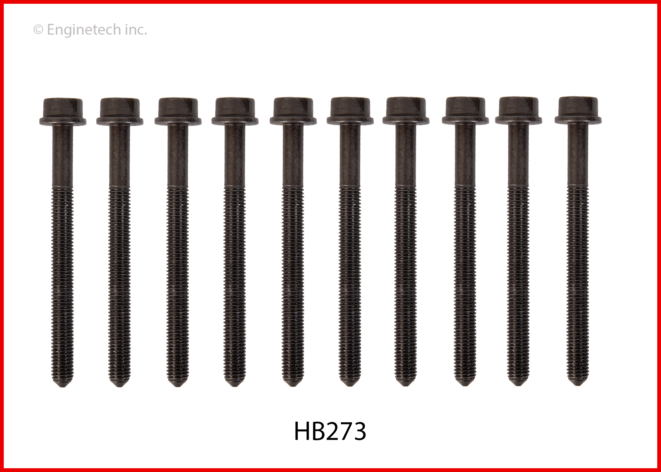 Enginetech HB273 Head Bolt Set