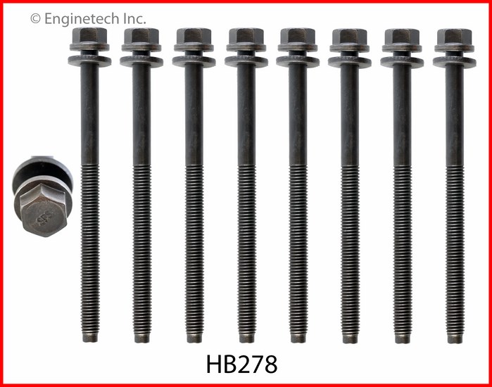 Enginetech HB278 Head Bolt Set
