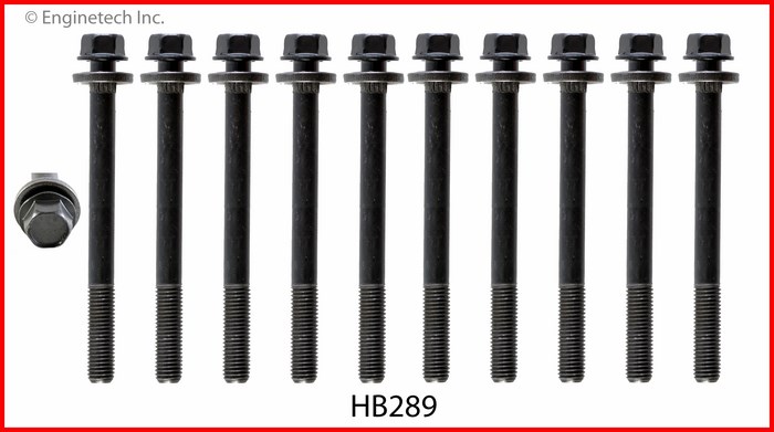 Enginetech HB289 Head Bolt Set