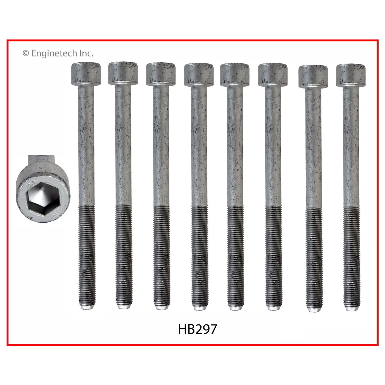 Enginetech HB297 Head Bolt Set