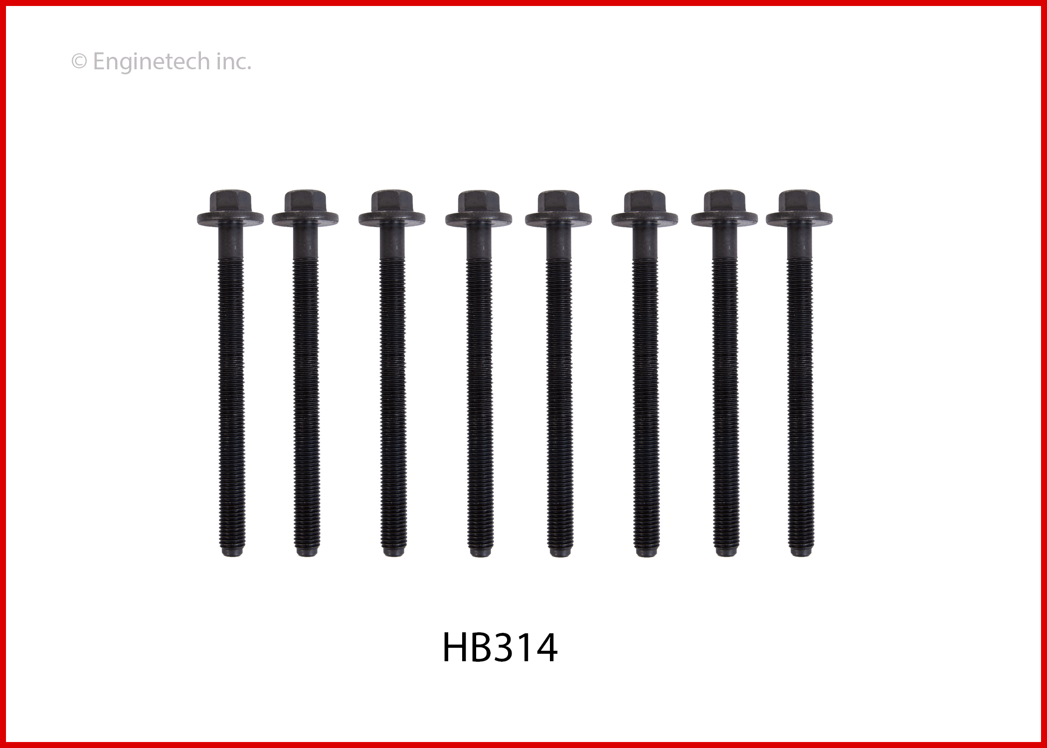 Enginetech HB314 Head Bolt Set