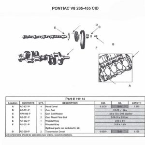 Enginetech HK114 Headache Kit