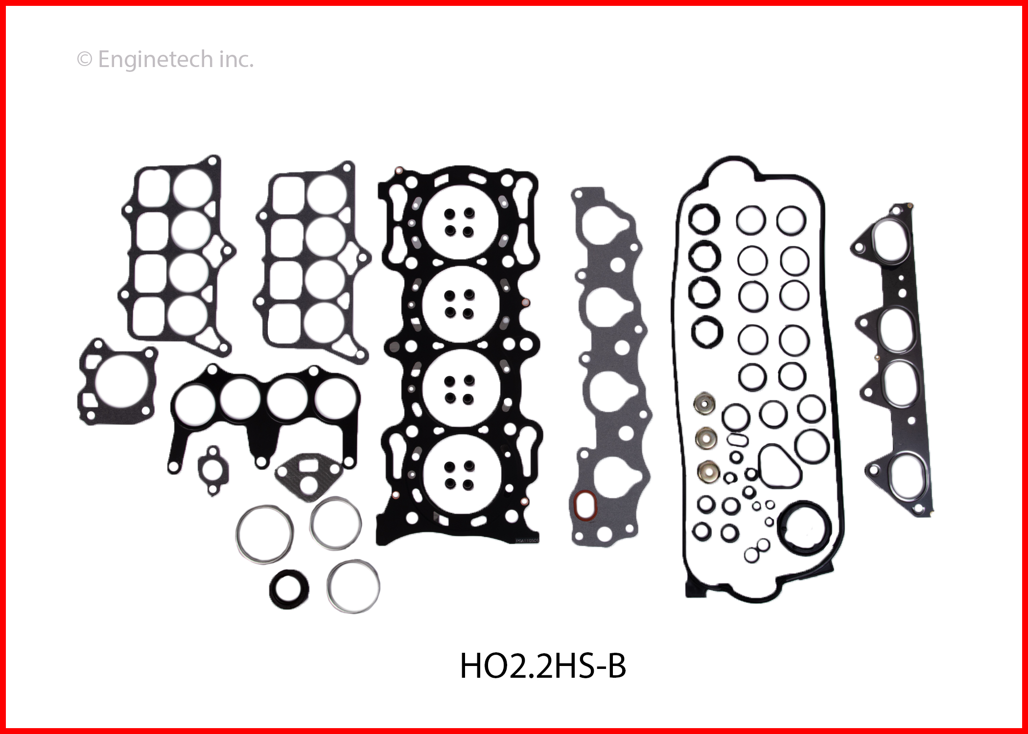 Enginetech HO2.2HS-B Gasket Set - Head
