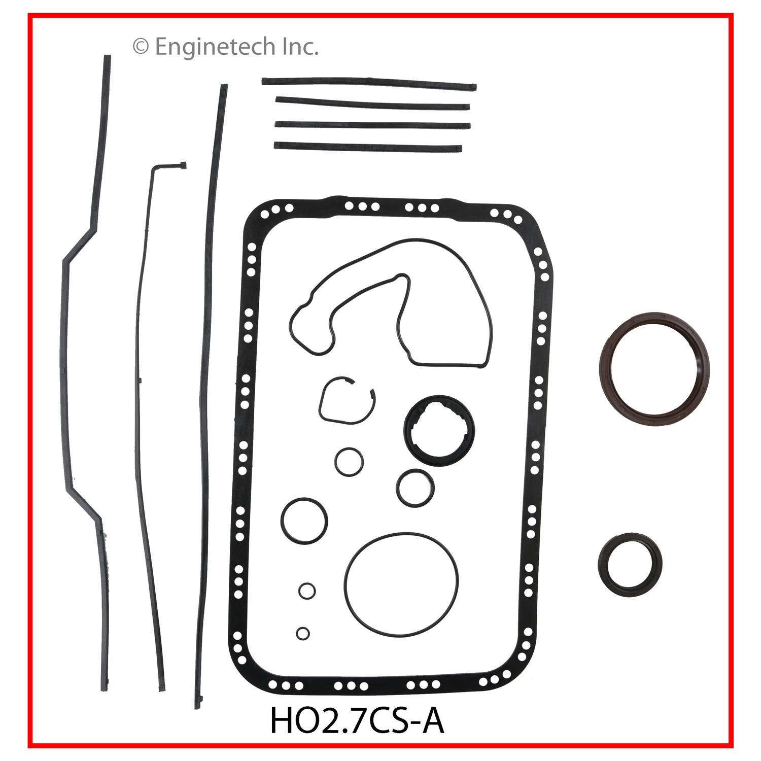 Enginetech HO2.7CS-A Gasket Set - Lower