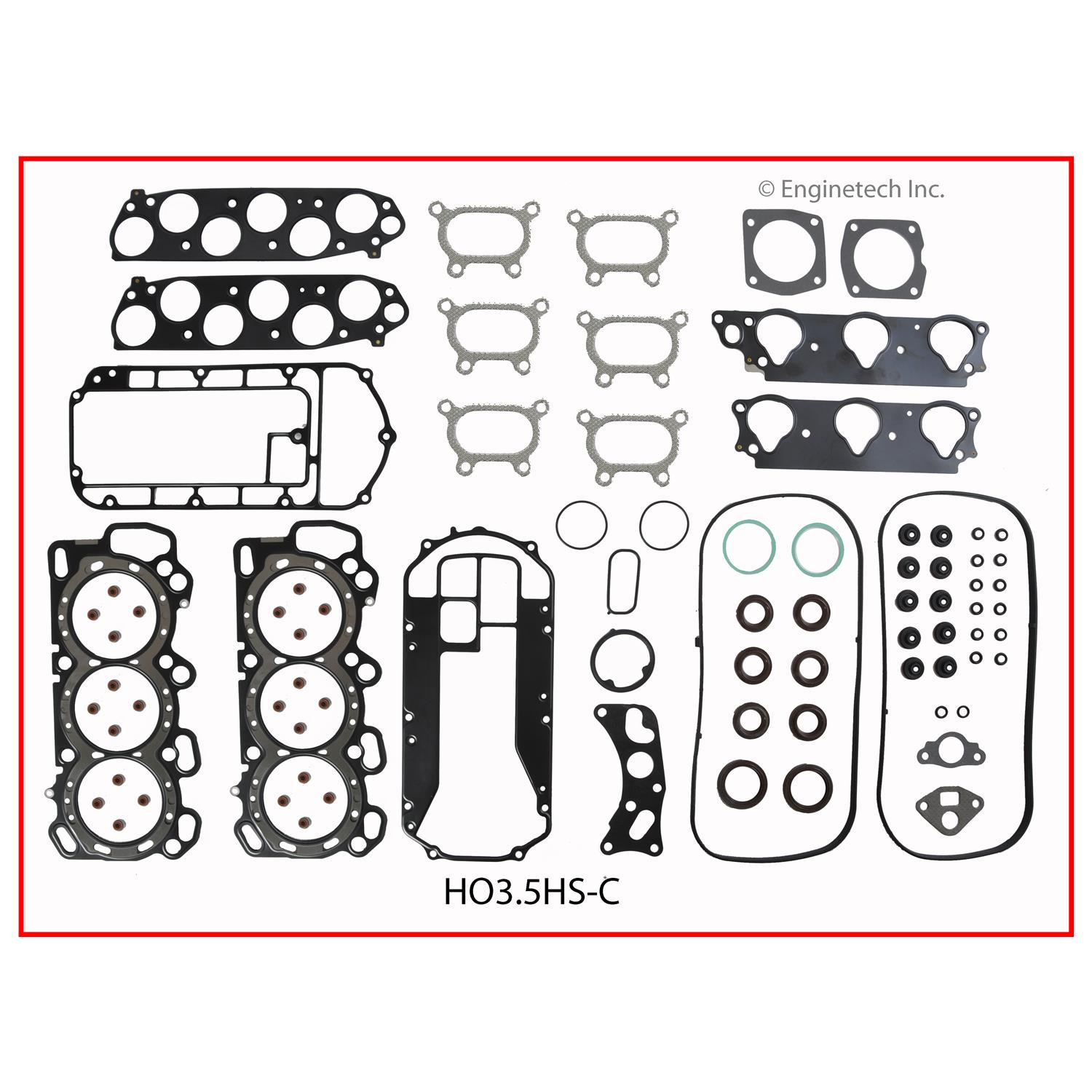 Enginetech HO3.5K-3 Gasket Set - Full