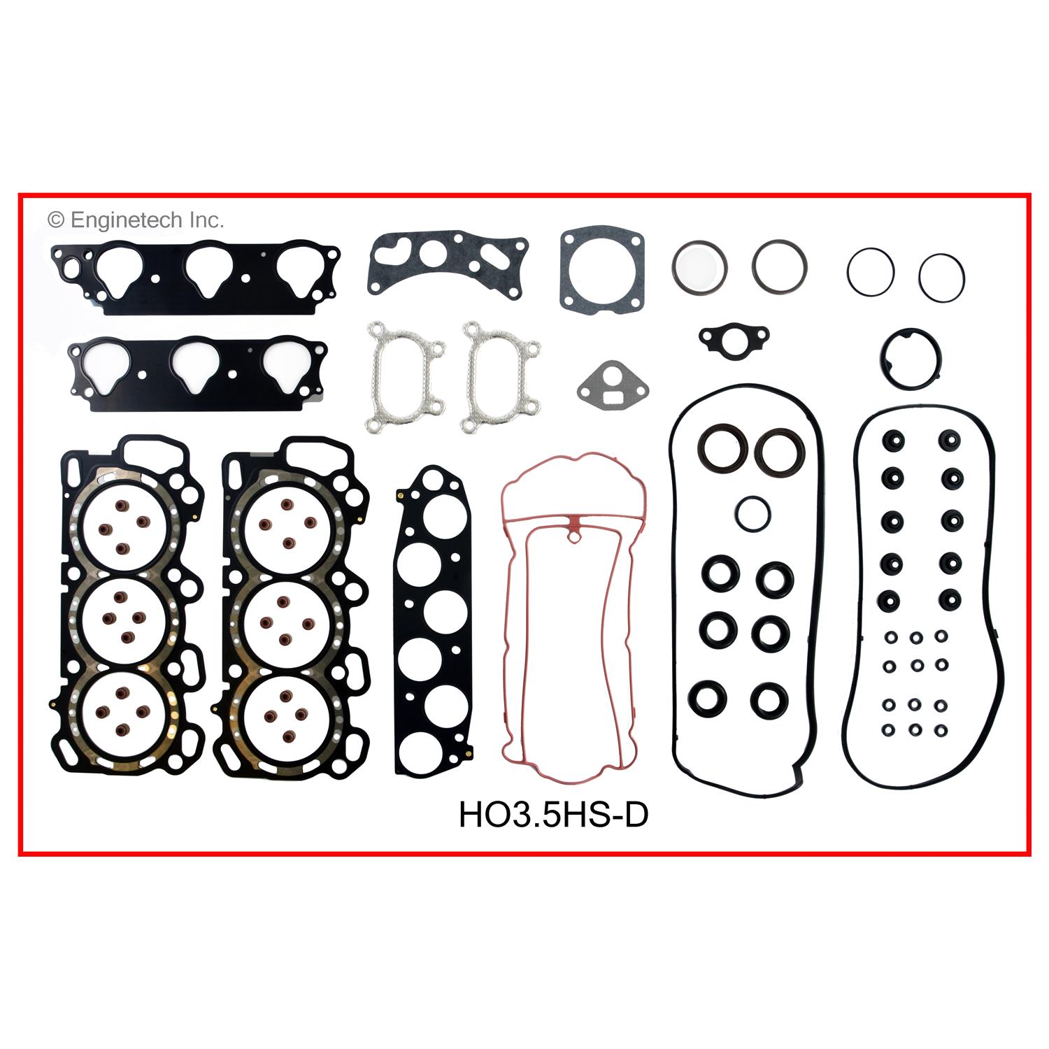 Enginetech HO3.5K-4 Gasket Set - Full