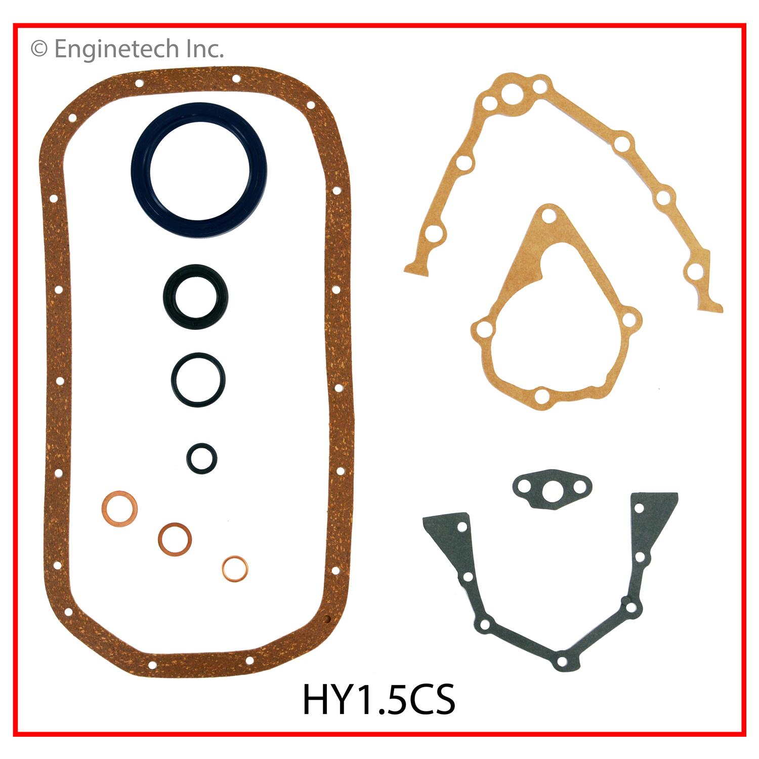 Enginetech HY1.5CS Gasket Set - Lower