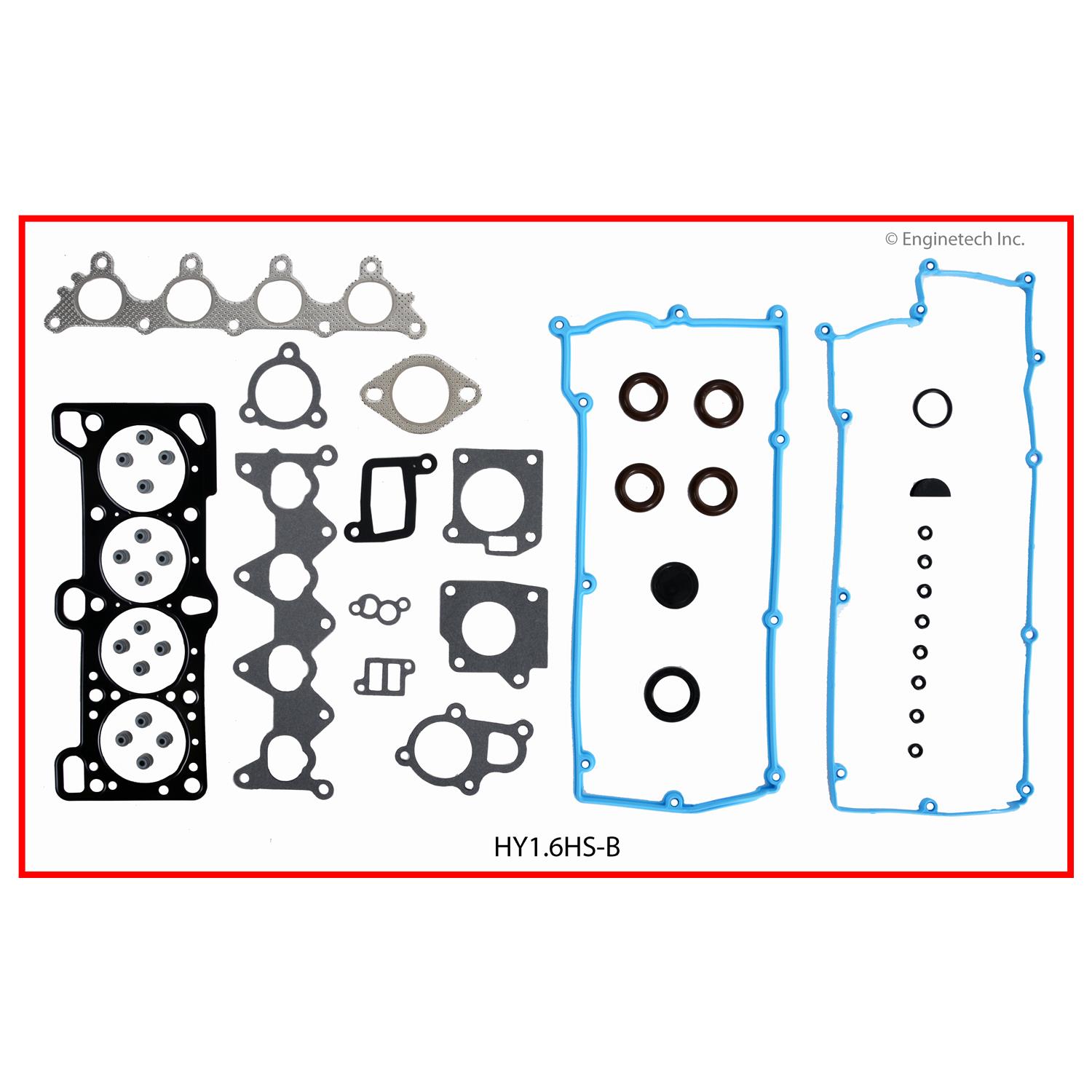 Enginetech HY1.6HS-BWB Gasket Set - Head