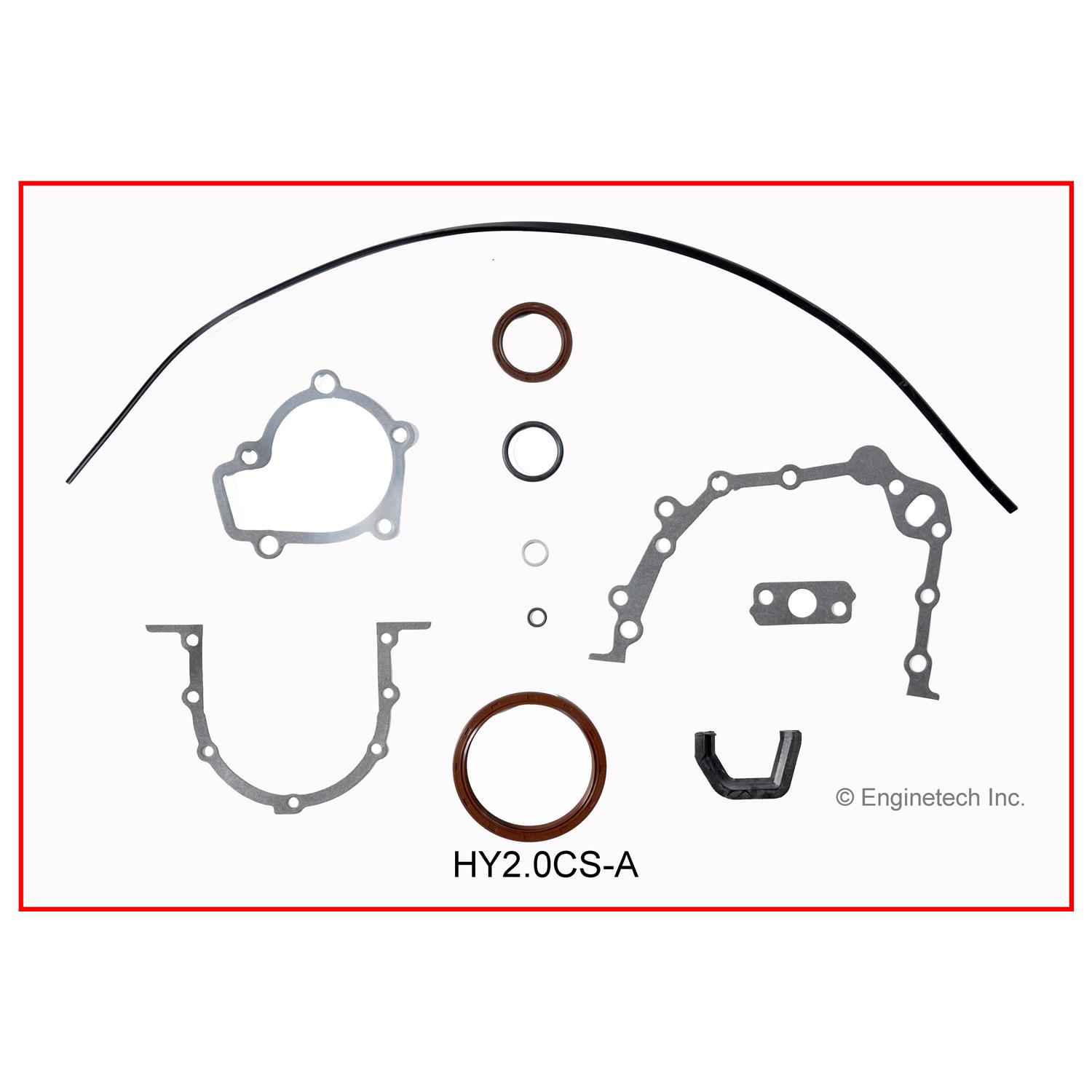 Enginetech HY2.0CS-A Gasket Set - Lower