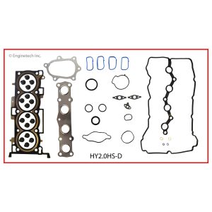 Enginetech HY2.0HS-D Gasket Set - Head