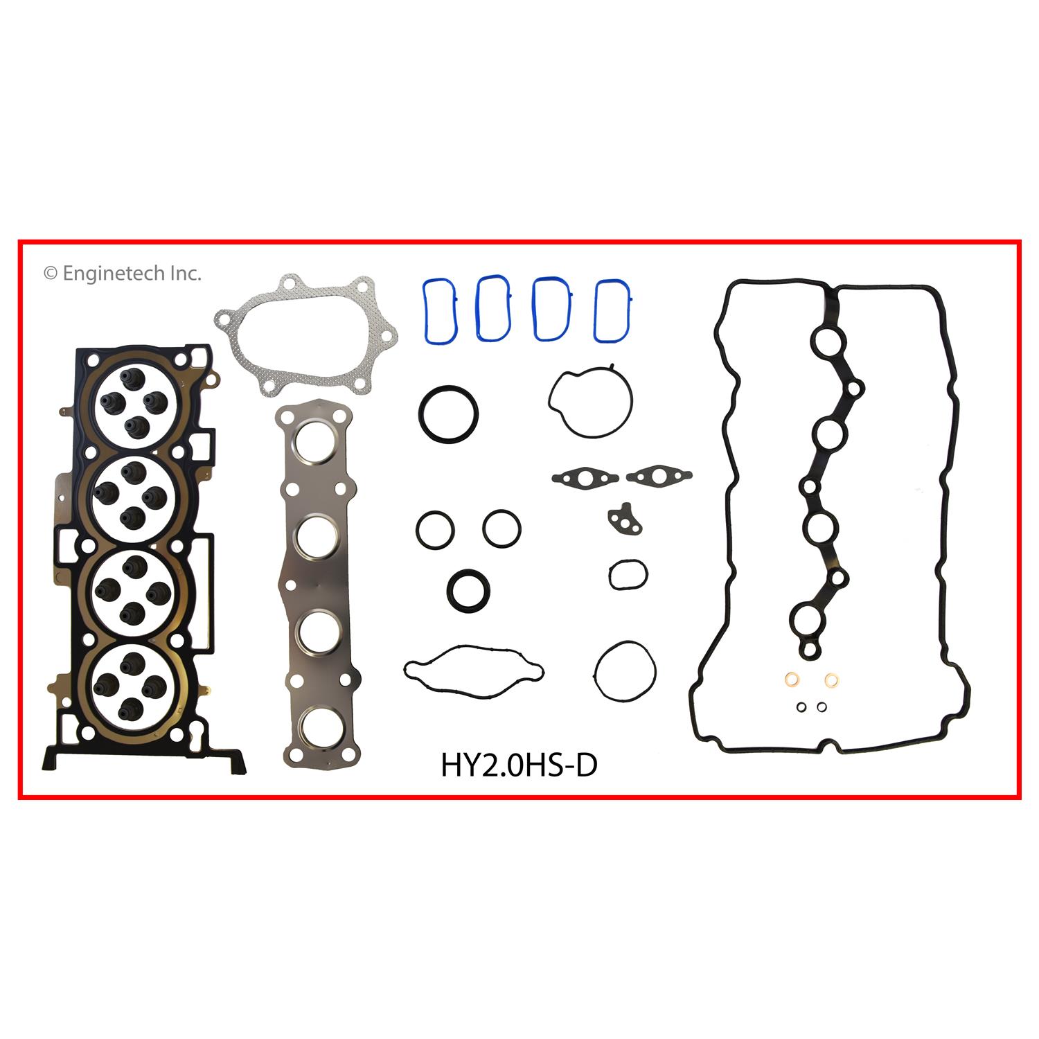 Enginetech HY2.0HS-D Gasket Set - Head