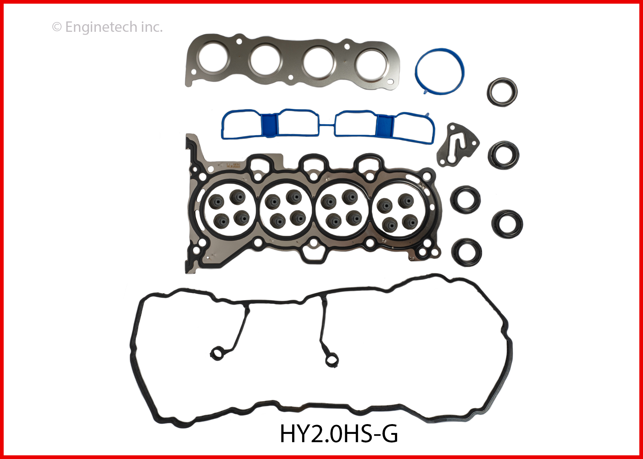 Enginetech HY2.0HS-G Gasket Set - Head