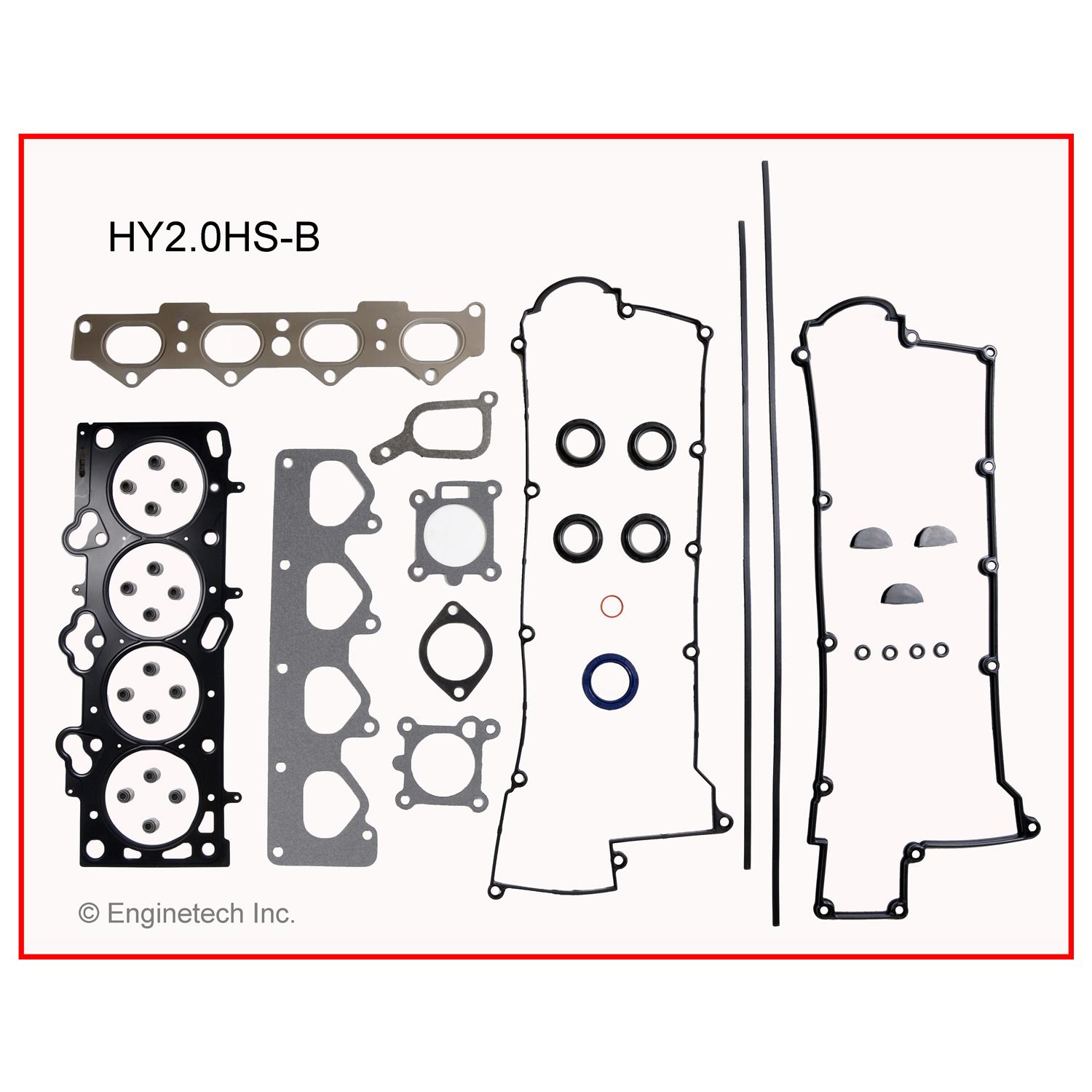 Enginetech HY2.0K-1 Gasket Set - Full