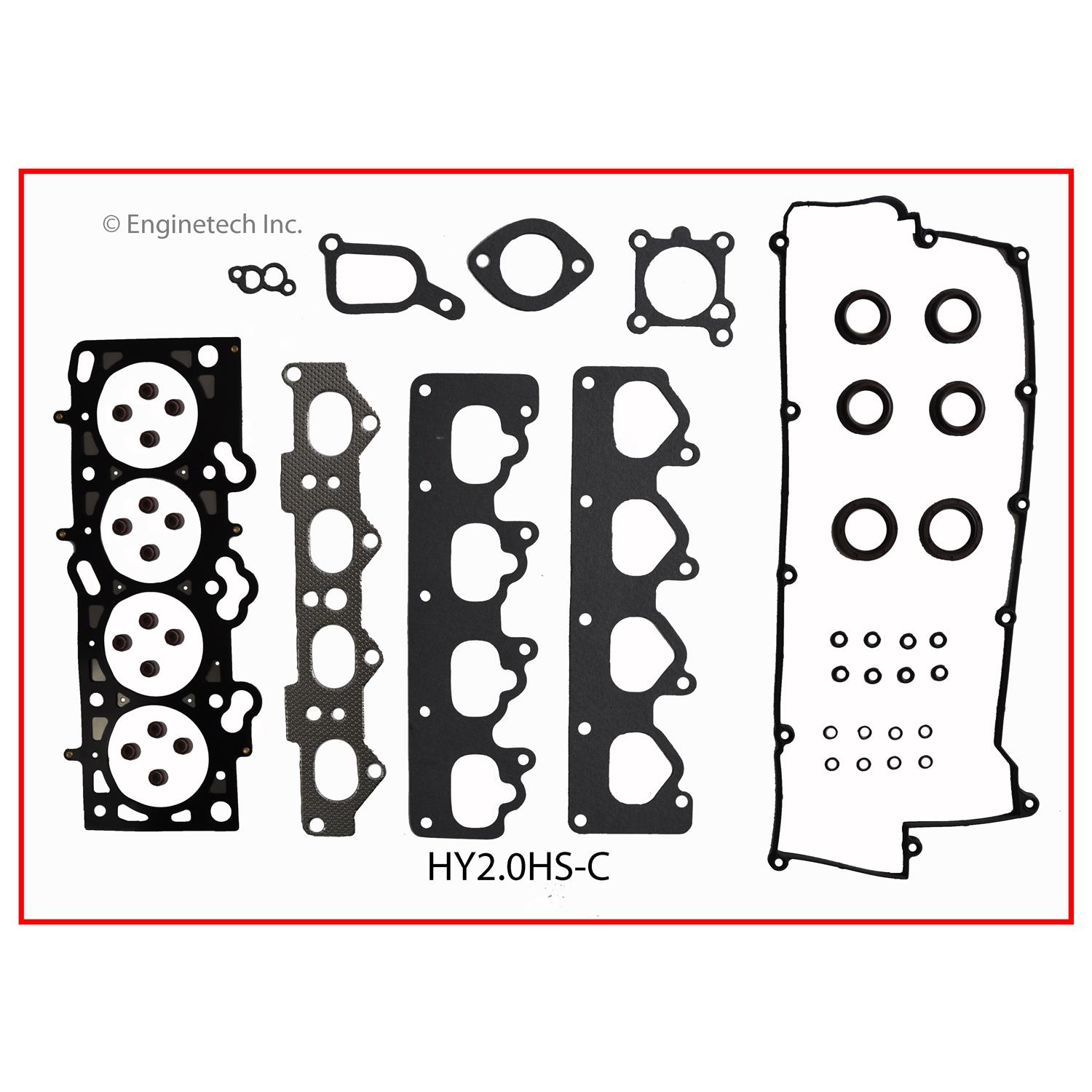 Enginetech HY2.0K-2 Gasket Set - Full
