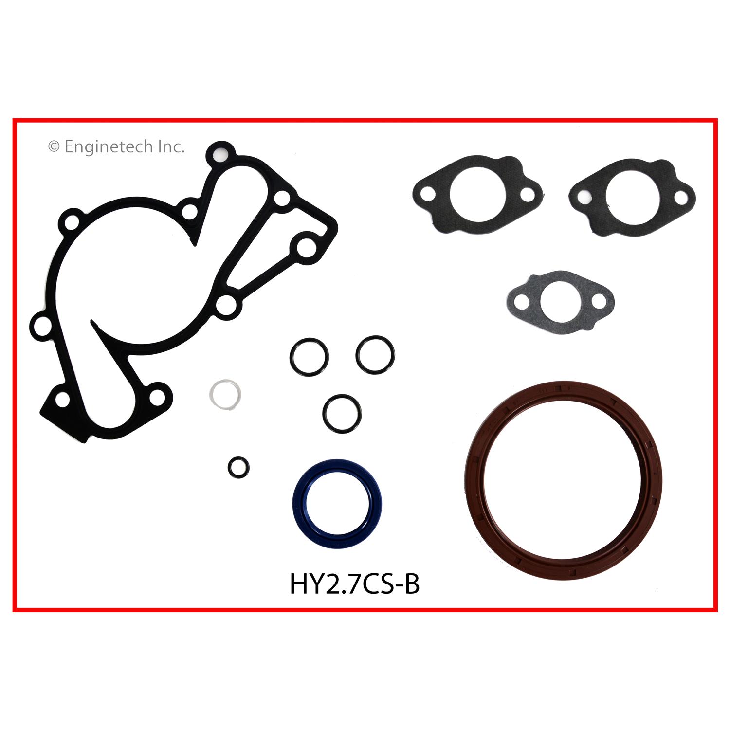 Enginetech HY2.7CS-B Gasket Set - Lower