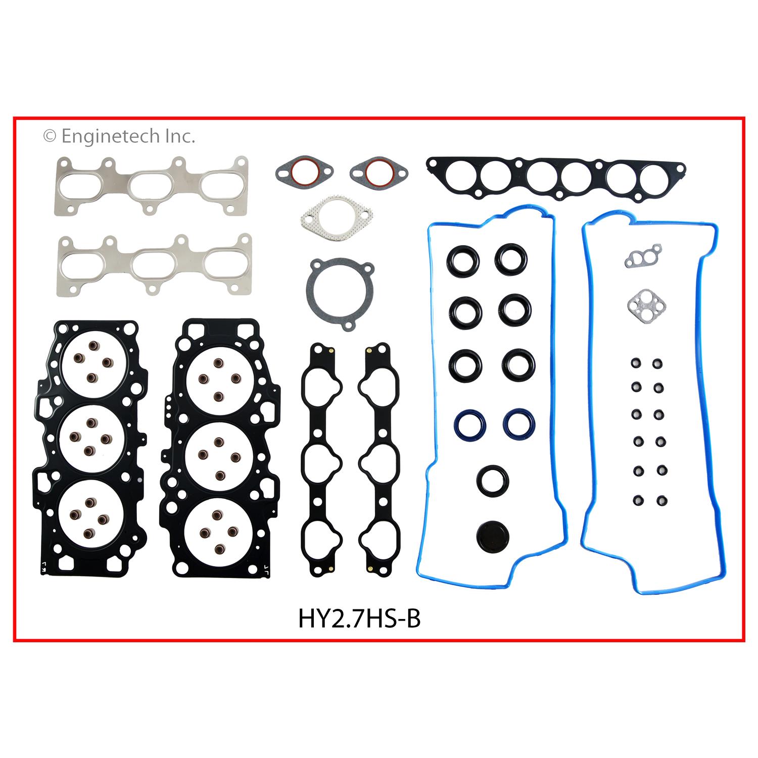 Enginetech HY2.7HS-B Gasket Set - Head