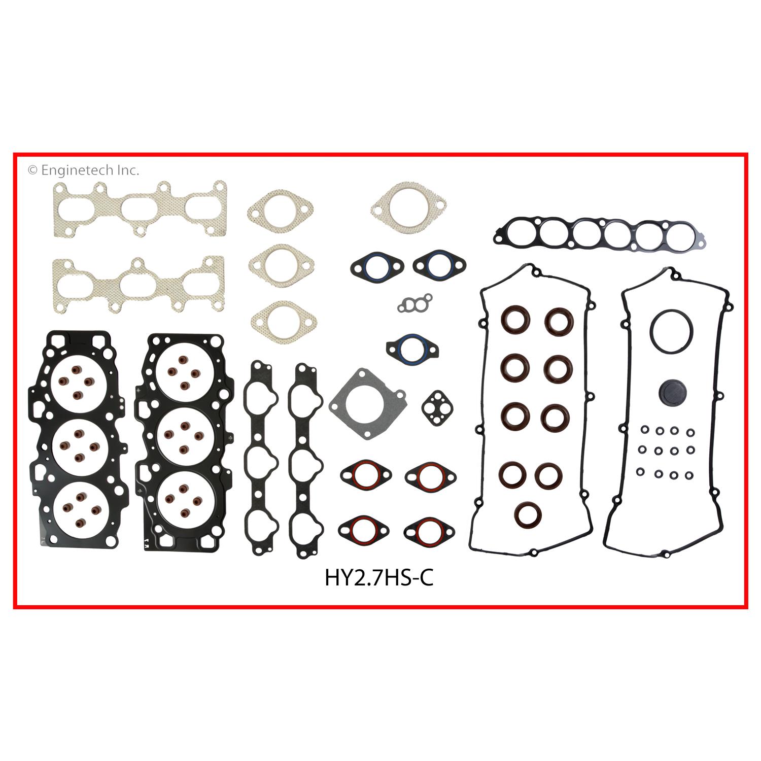 Enginetech HY2.7HS-CWB Gasket Set - Head