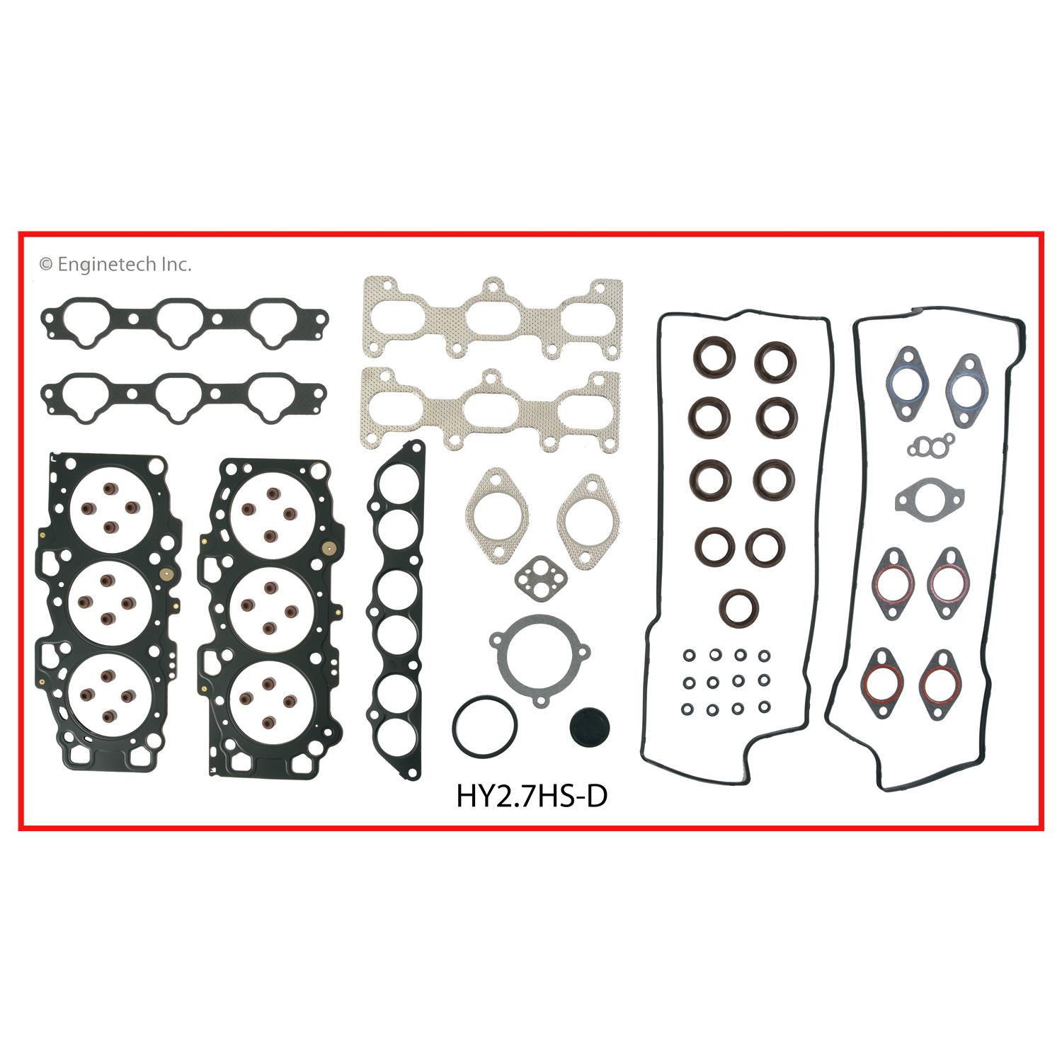 Enginetech HY2.7K-1 Gasket Set - Full