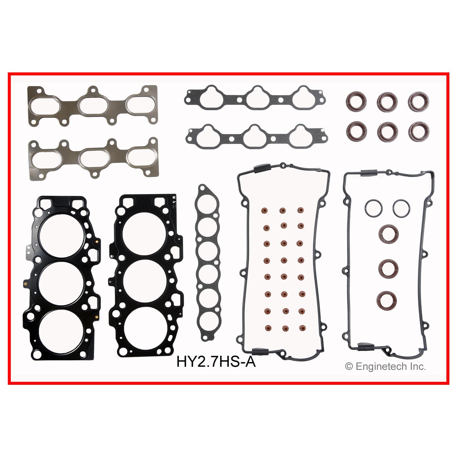 Enginetech HY2.7K-2 Gasket Set - Full