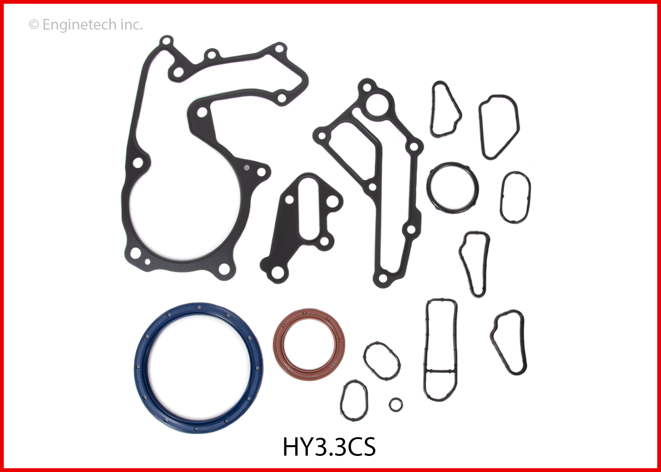 Enginetech HY3.3CS Gasket Set - Lower