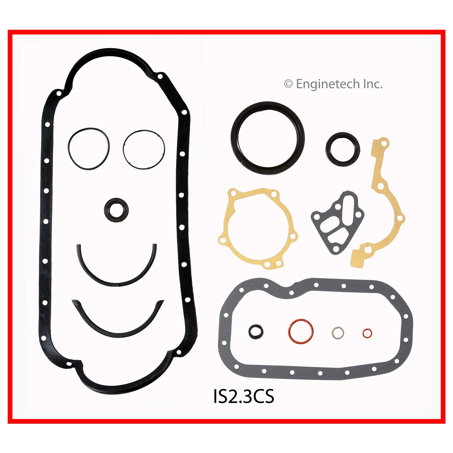 Enginetech IS2.3CS Gasket Set - Lower