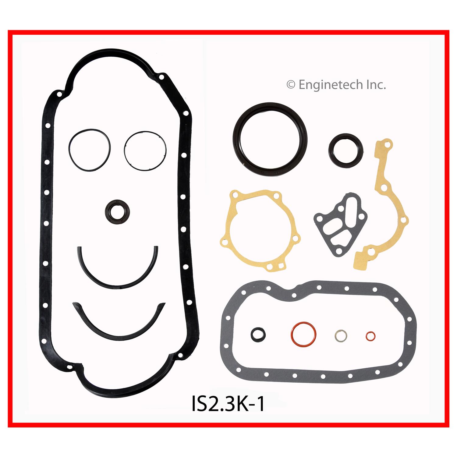 Enginetech IS2.3K-1 Gasket Set - Full