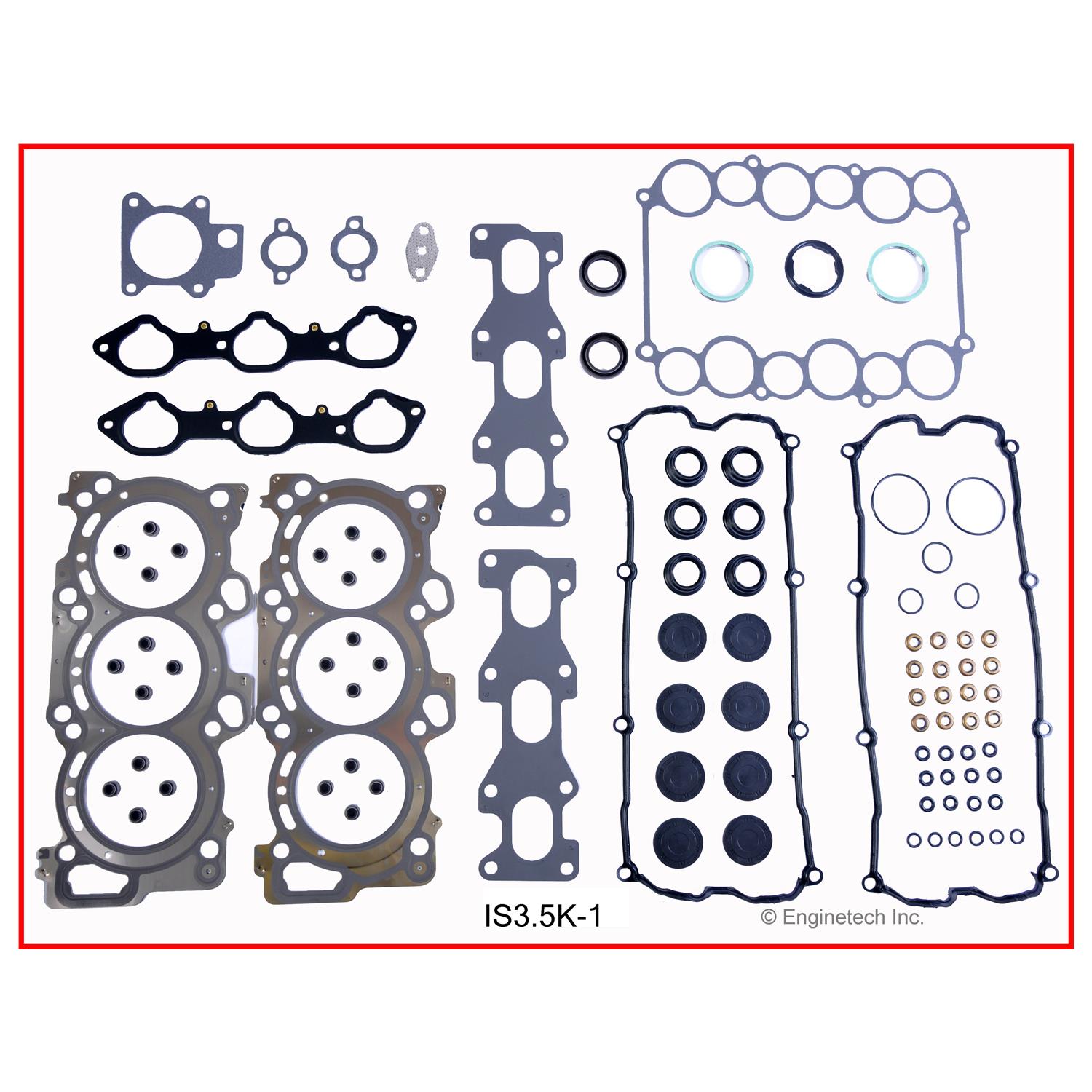 Enginetech IS3.5K-1 Gasket Set - Full