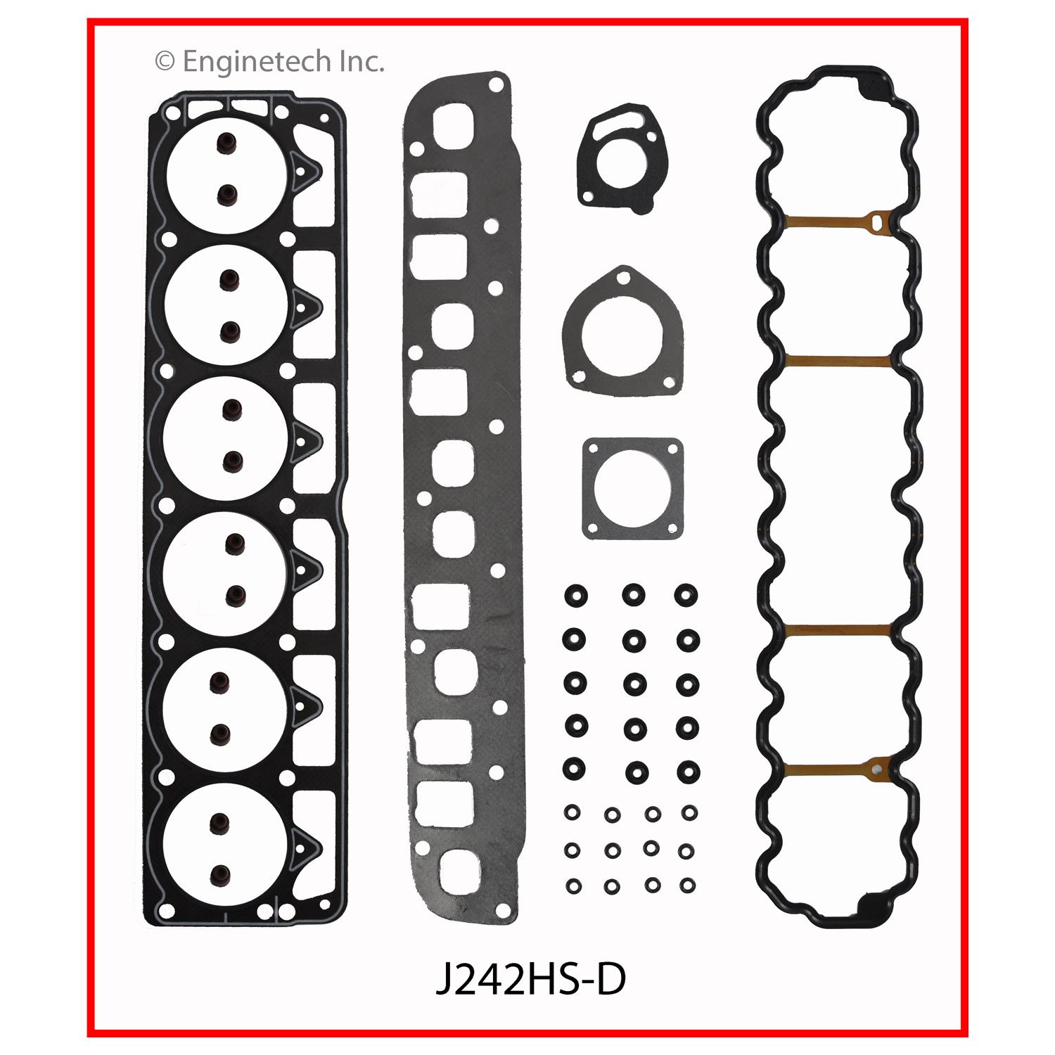 Enginetech J242HS-DWB Gasket Set - Head