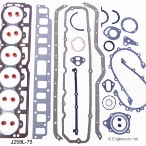 Enginetech J258L-76 Gasket Set - Full