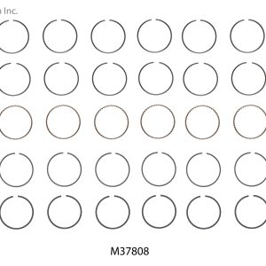Enginetech M37808 Piston Ring Set