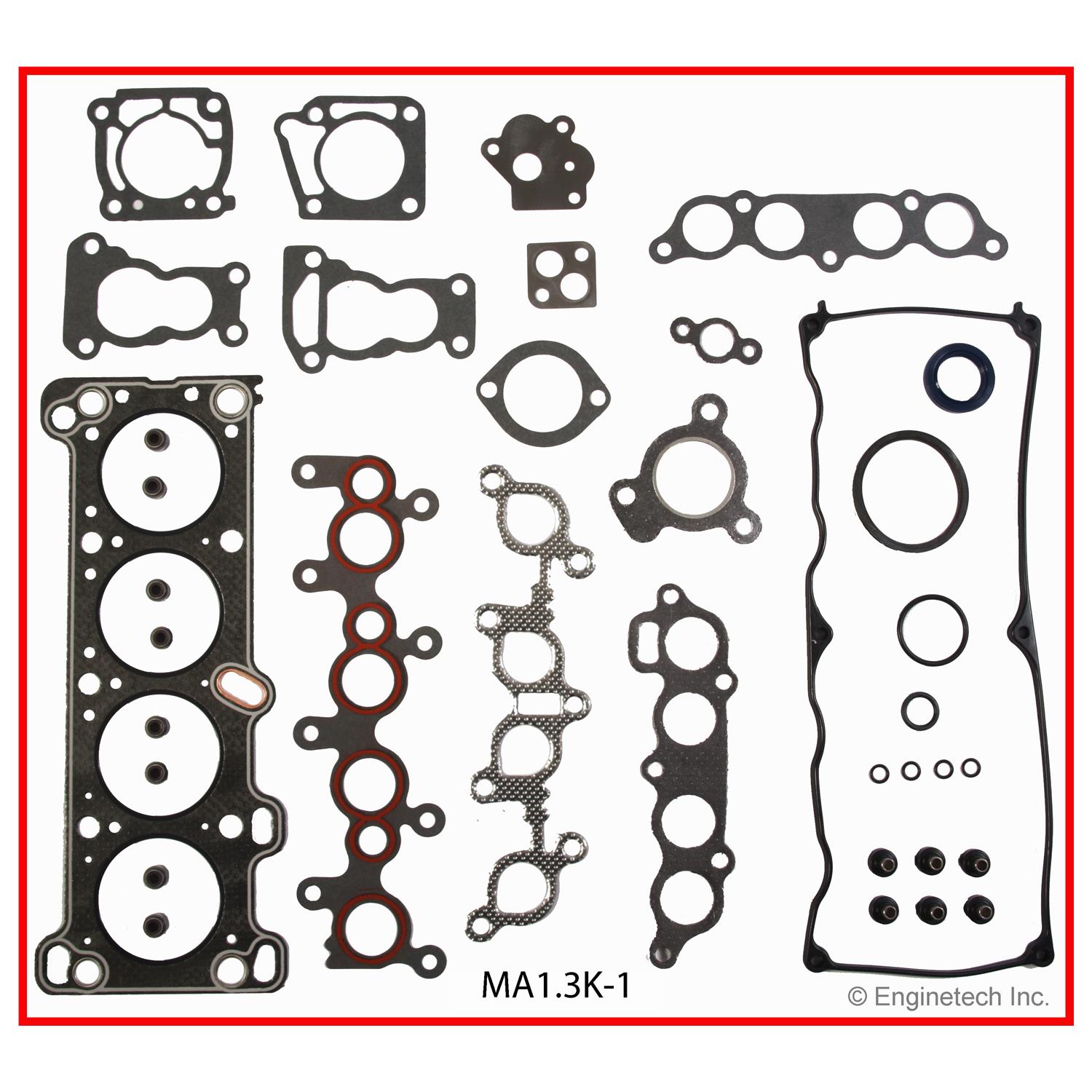 Enginetech MA1.3K-1 Gasket Set - Full