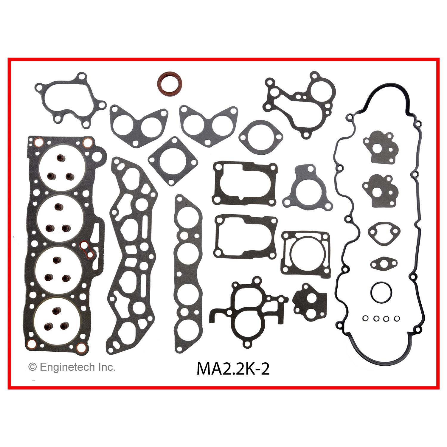 Enginetech MA2.2K-2 Gasket Set - Full