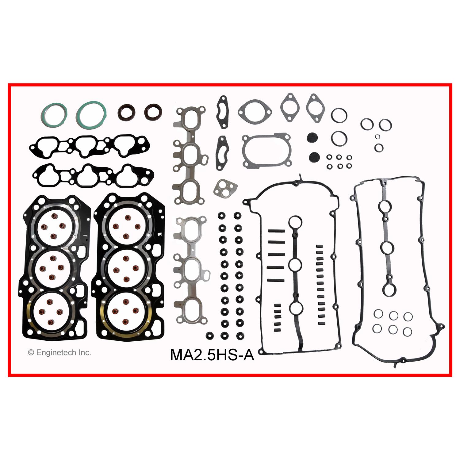 Enginetech MA2.5HS-A Gasket Set - Head