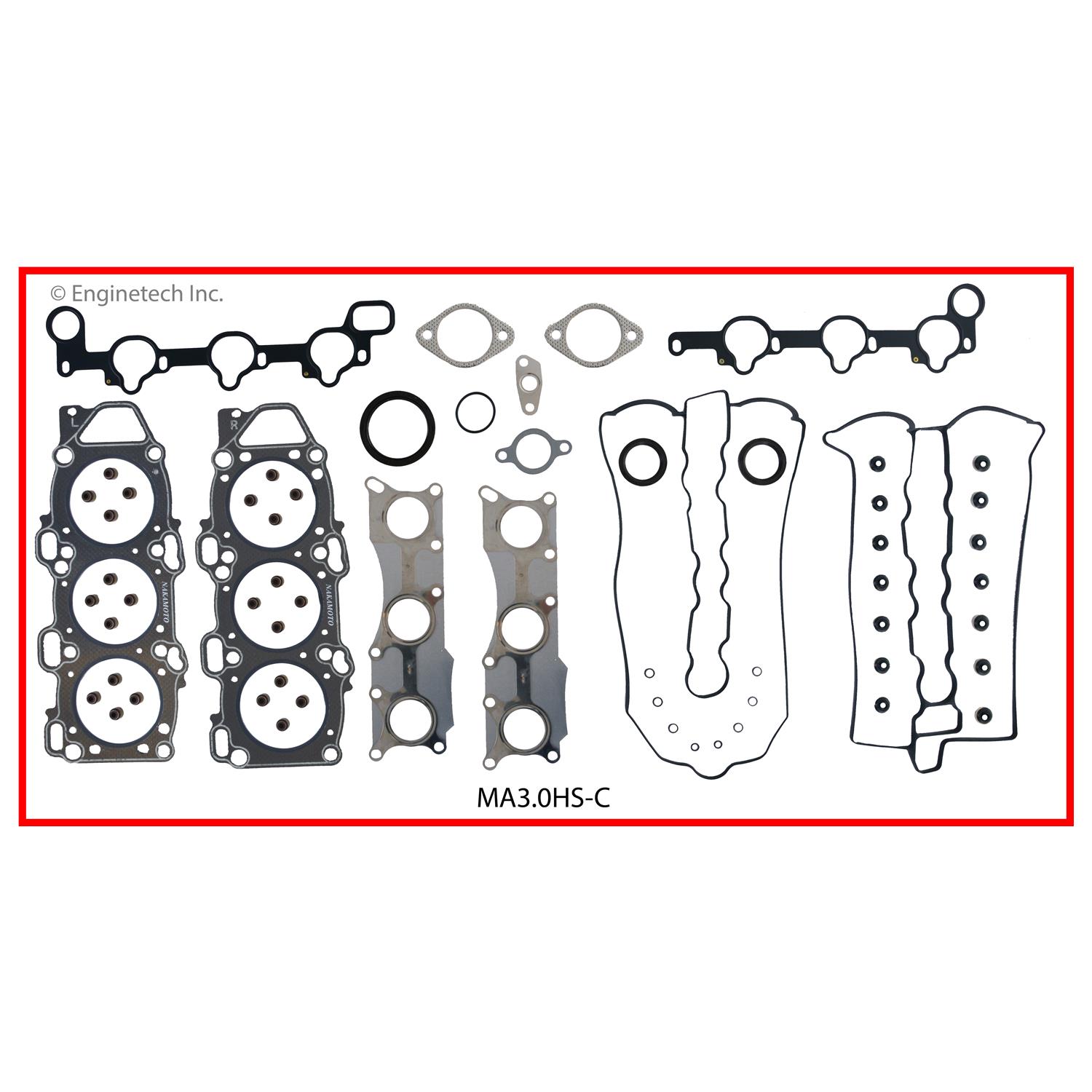 Enginetech MA3.0HS-C Gasket Set - Head