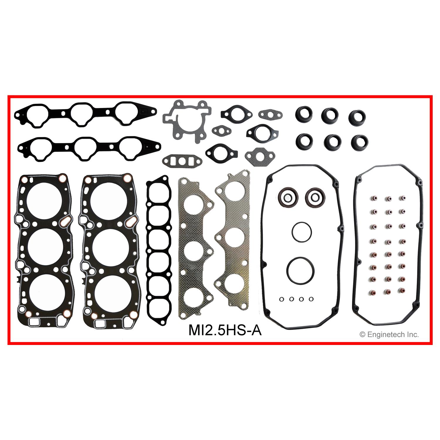 Enginetech MI2.5HS-AWB Gasket Set - Head
