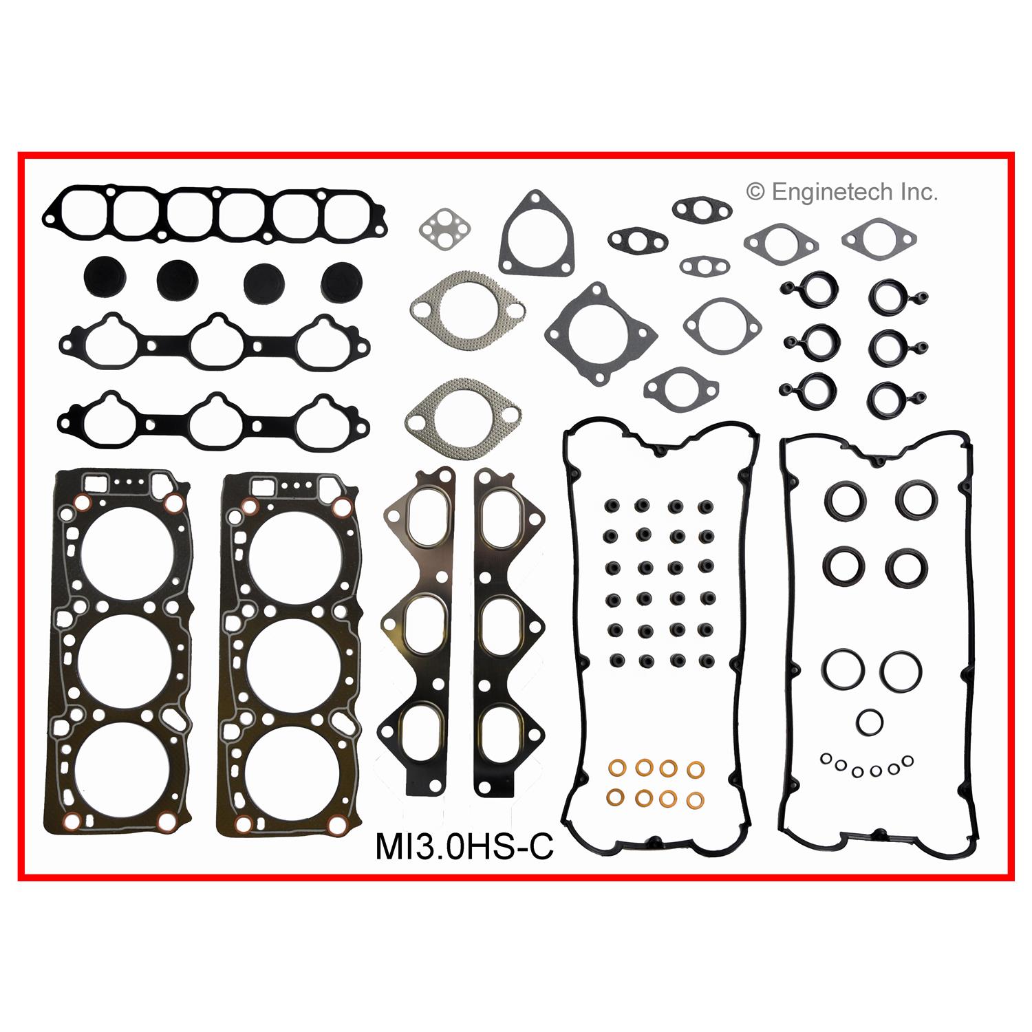 Enginetech MI3.0HS-CWB Gasket Set - Head