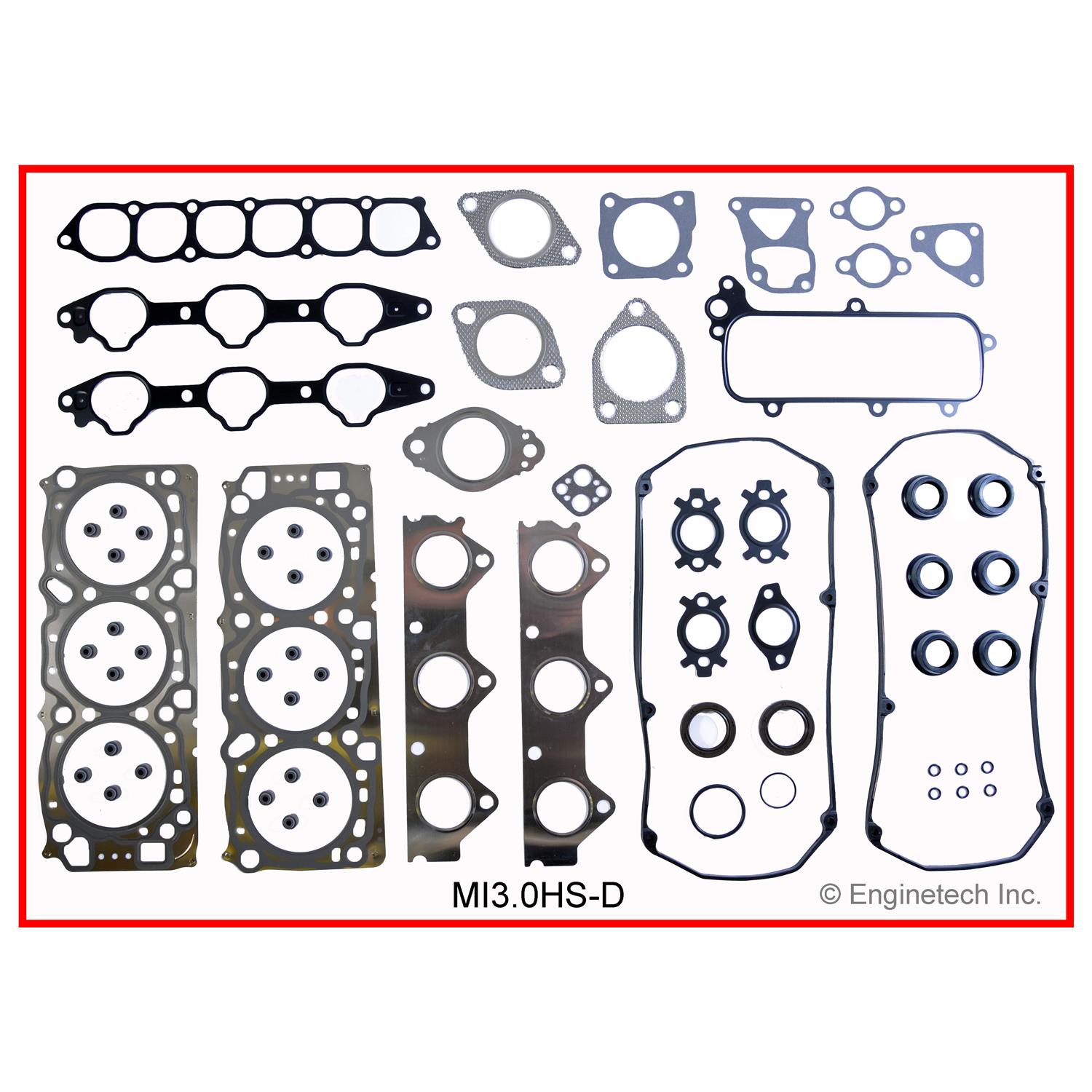 Enginetech MI3.0HS-DWB Gasket Set - Head