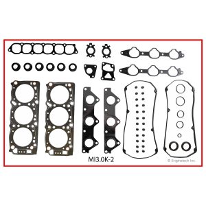 Enginetech MI3.0K-2 Gasket Set - Full