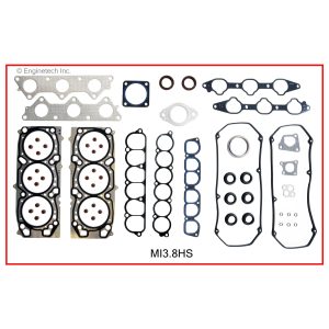Enginetech MI3.8HS Gasket Set - Head