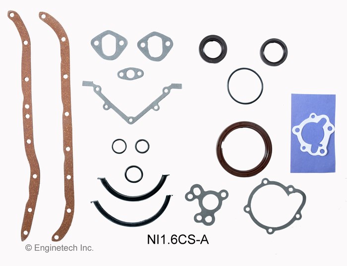 Enginetech NI1.6CS-A Gasket Set - Lower