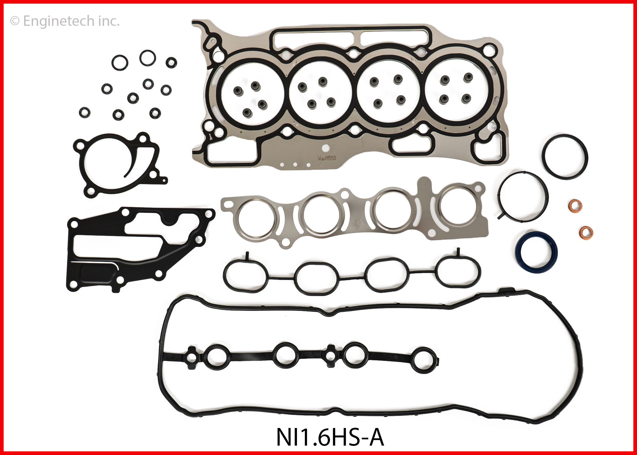 Enginetech NI1.6HS-A Gasket Set - Head