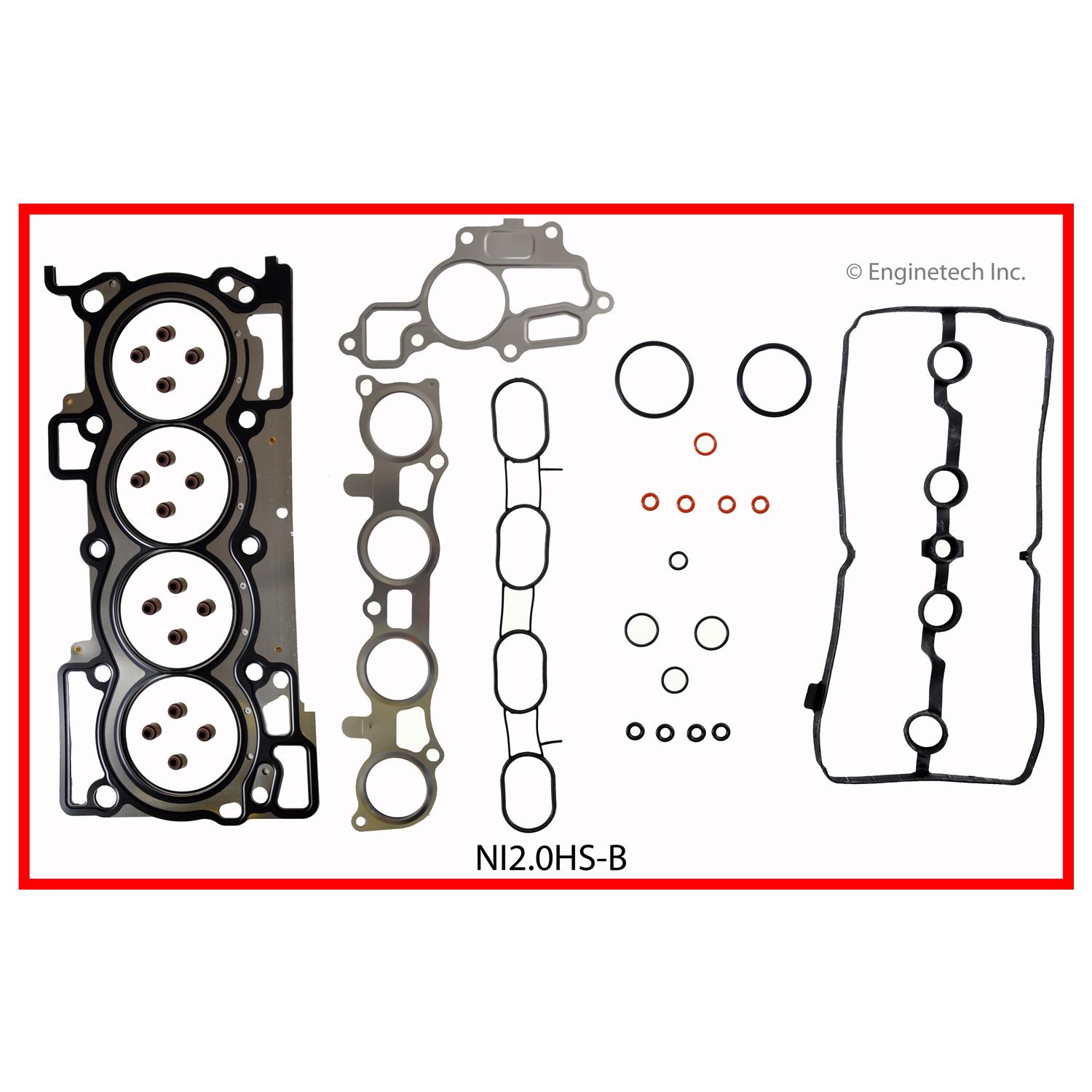 Enginetech NI2.0HS-BWB Gasket Set - Head
