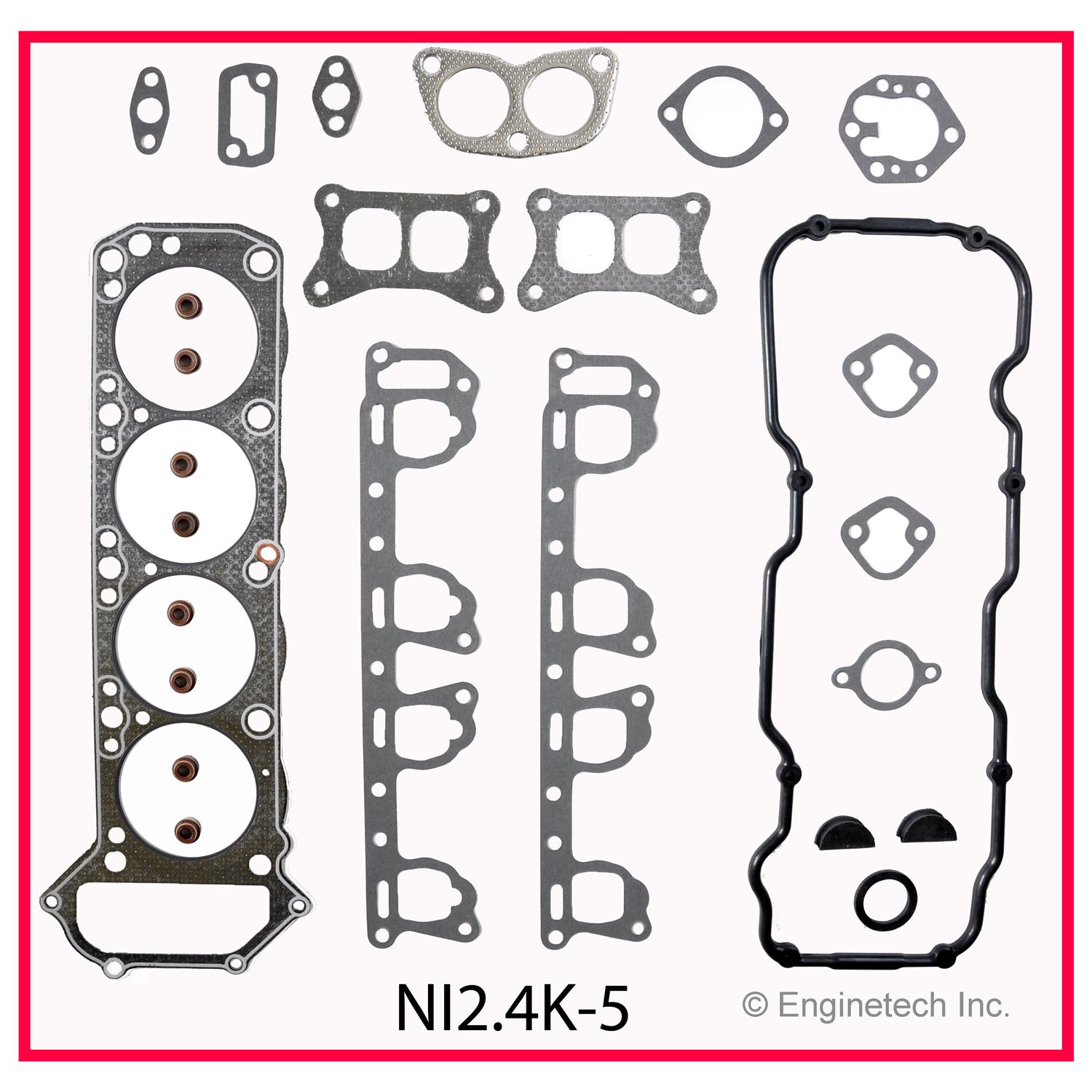 Enginetech NI2.4K-5 Gasket Set - Full