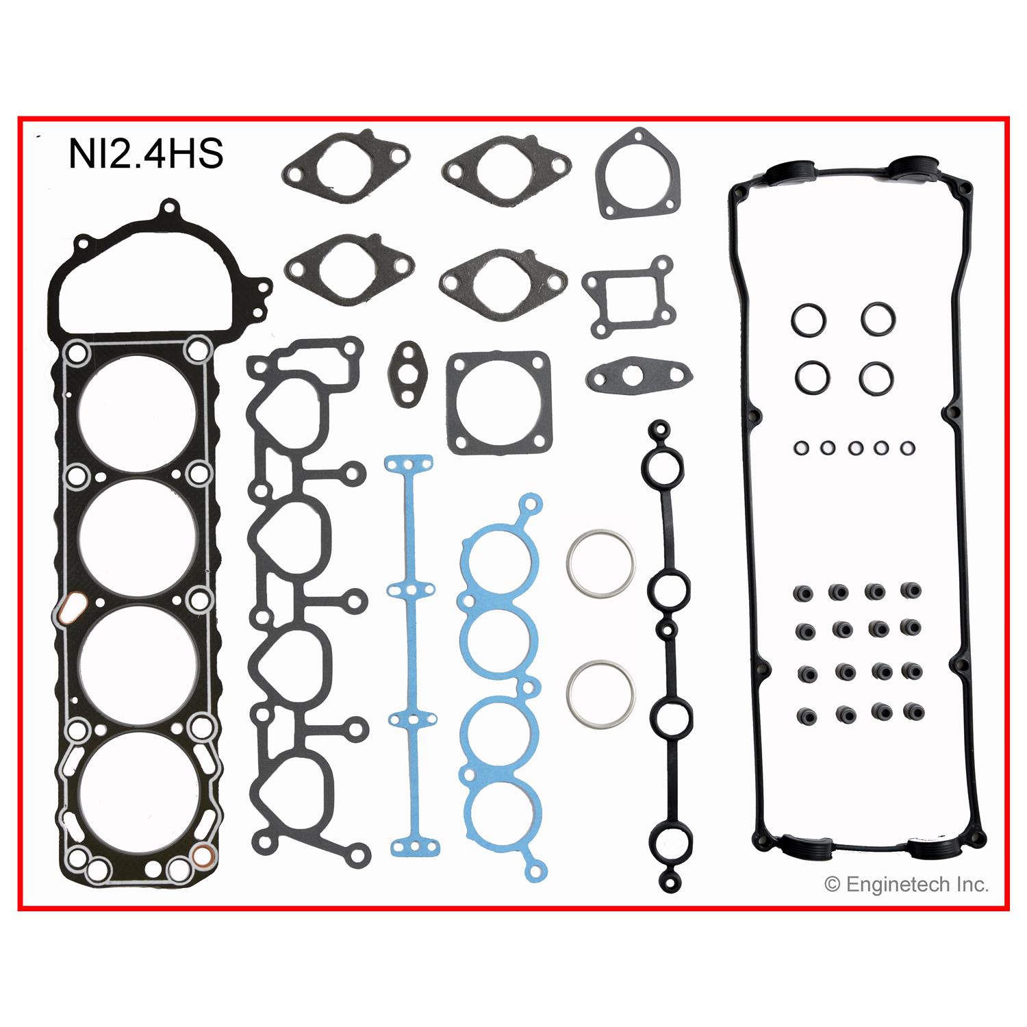 Enginetech NI2.4K-7 Gasket Set - Full