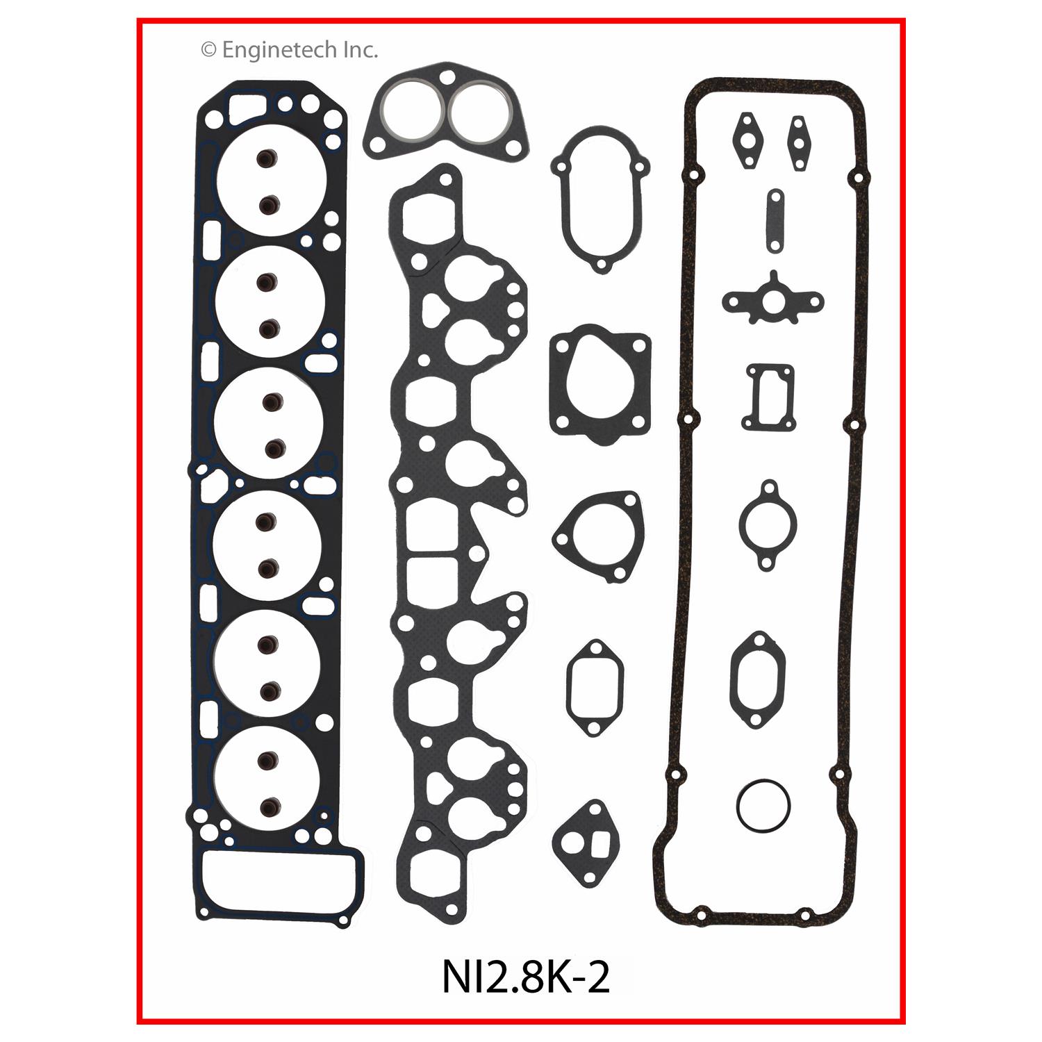 Enginetech NI2.8K-2 Gasket Set - Full