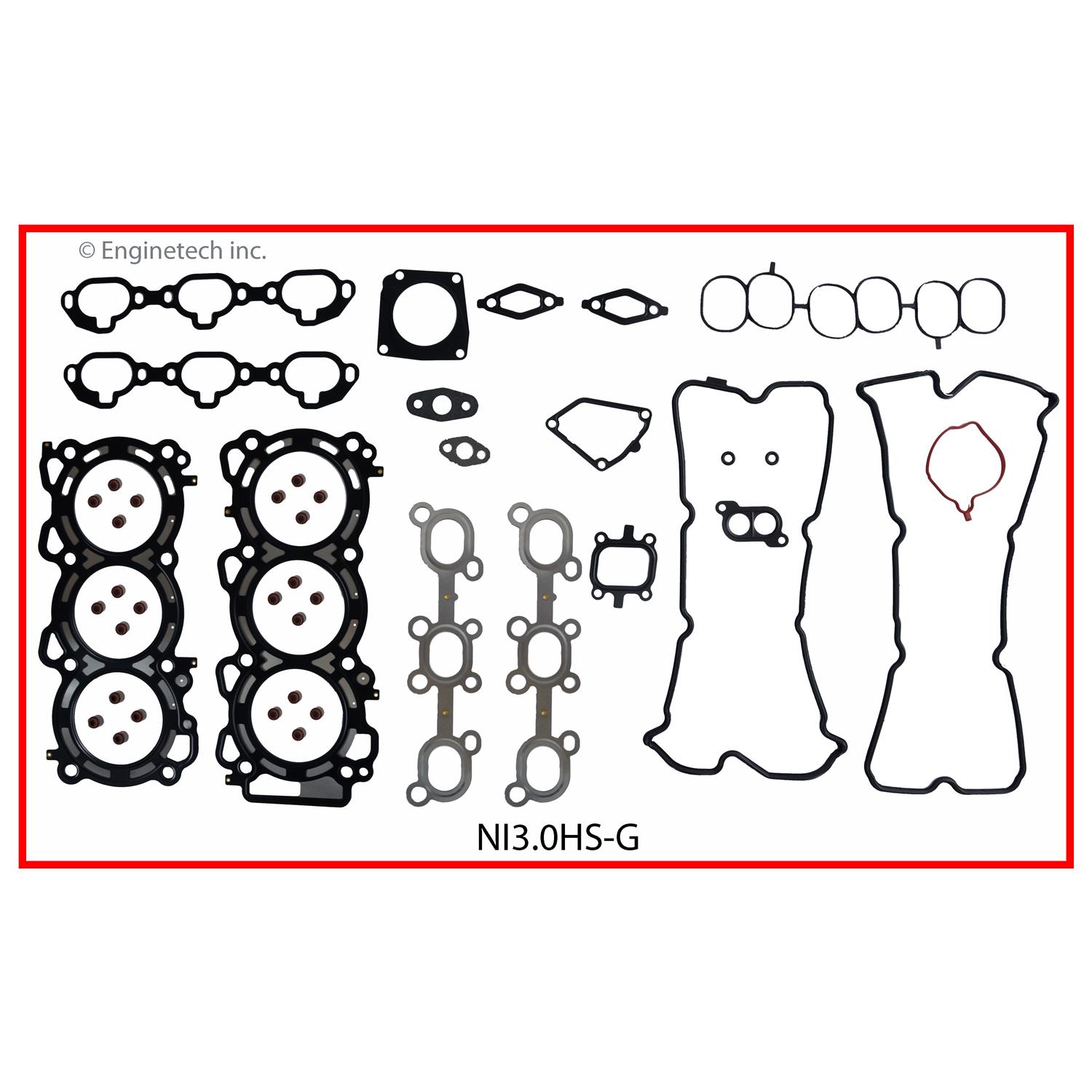 Enginetech NI3.0HS-GWB Gasket Set - Head