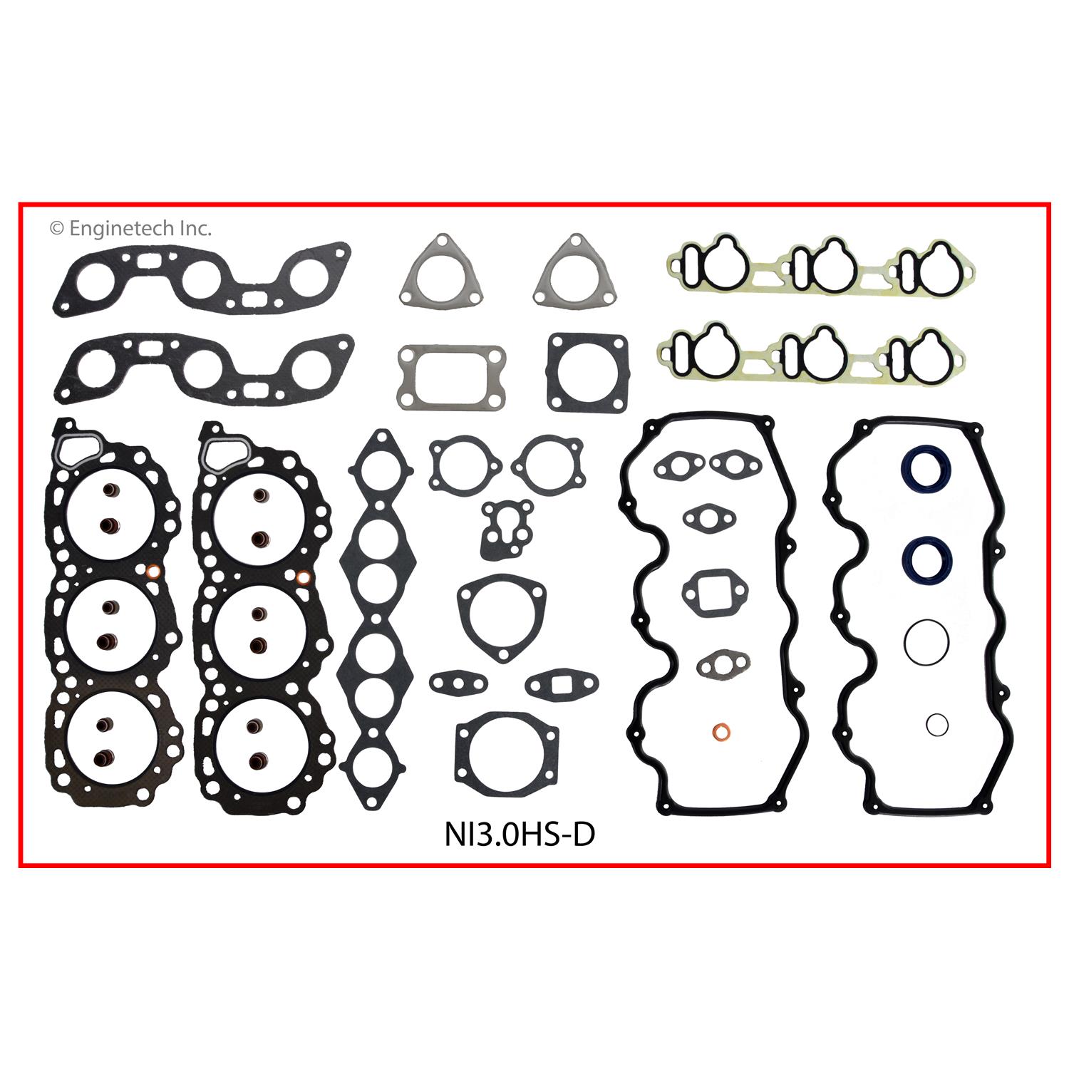 Enginetech NI3.0K-1 Gasket Set - Full