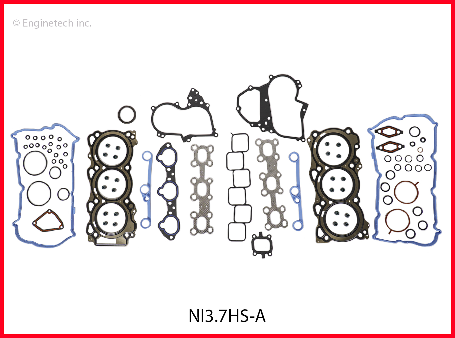 Enginetech NI3.7HS-A Gasket Set - Head