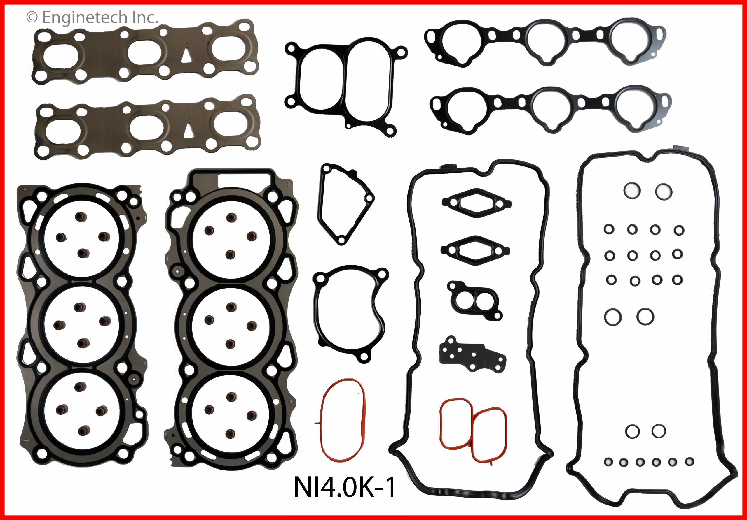 Enginetech NI4.0K-1 Gasket Set - Full